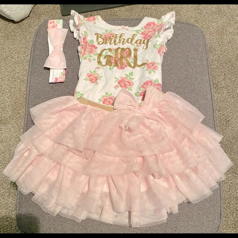 1st Birthday Baby Girl Outfit